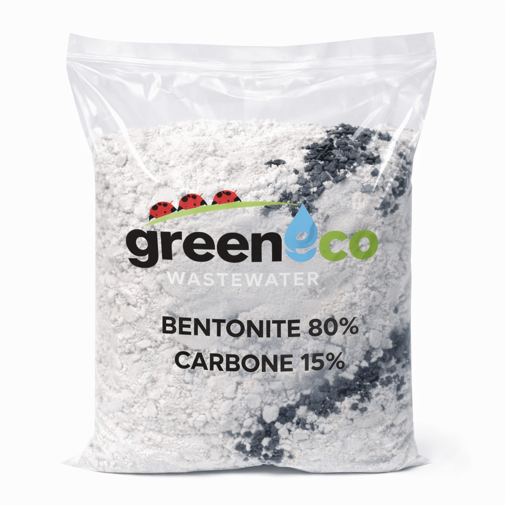 MIX 80% BENTONITE+20% CARBONE Sacco IDRO (GREENADS 111) - GreenEco Chemicals